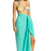 Seafolly Textured Cotton Beach Sarong Aquatic AquaticBlue Outlet