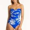 Sea Level Bandeau Swimsuit Tradewind Fashion