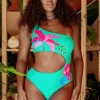 Seafolly Tropica One Shoulder Cut Out Swimsuit Sale