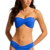 Seafolly Twist Front Bandeau Bikini Azure Discount