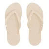 Sleepers Wide Strap Flip Flops Eggnog New