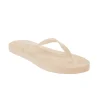 Sleepers Wide Strap Flip Flops Eggnog New