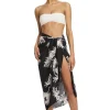 JETS Swimwear Zoa Sarong White/Black New
